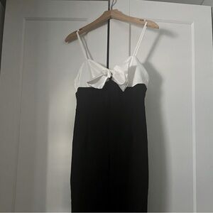 The CUTEST formal bow tie jumpsuit.